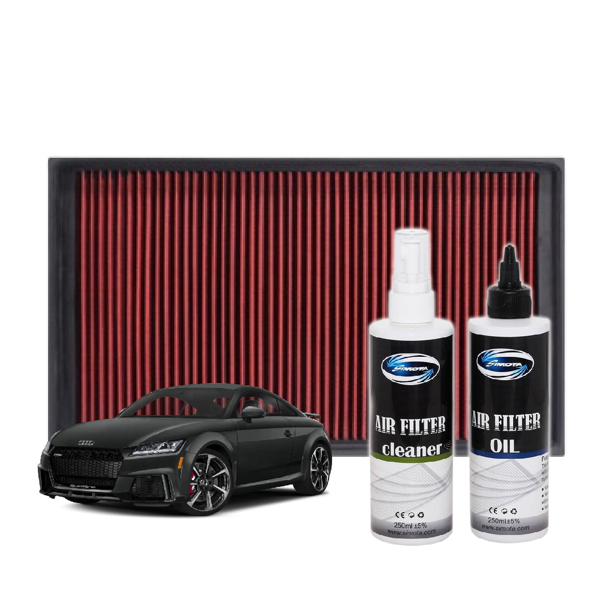 Works Engineering Performance Air Filter Suitable For AUDI RS3 2.5T AUDI TT TTS TTRS 2017- Now Penapis Udara WS FA 006