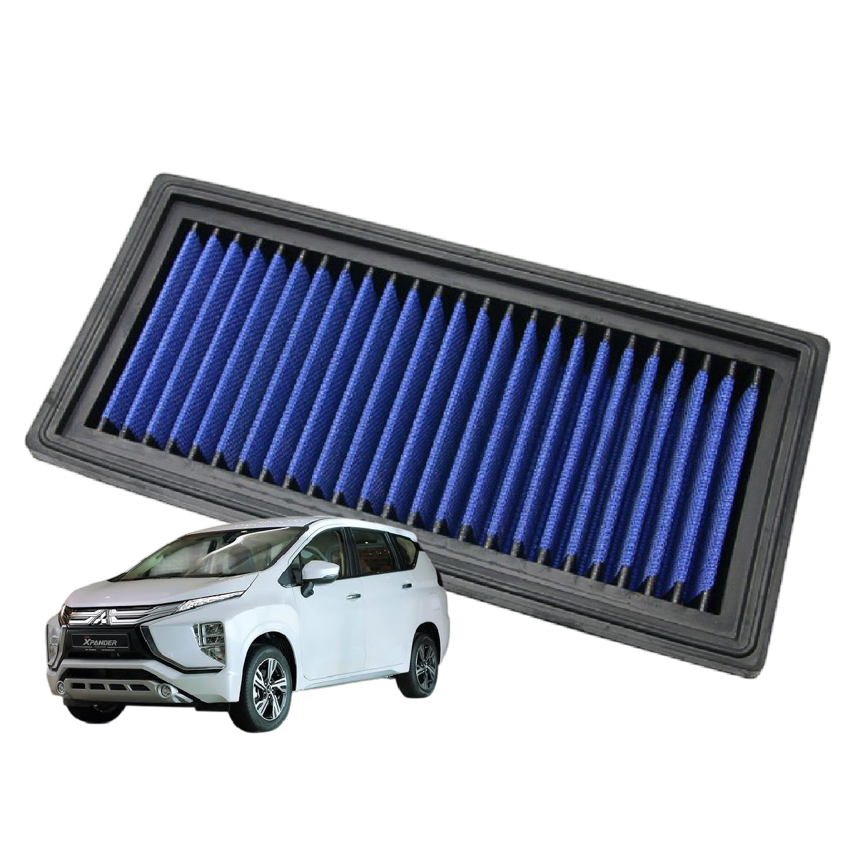 Works Engineering Drop In Air Filter MITSUBISHI XPANDER WS-OT-021 PERFORMANCE Element Enjin Engin Penapis Udara POWER