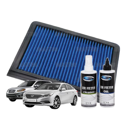 Works Engineering Drop In Air Filter Hyundai Sonata 2.0 2.4L SANTA FE 2.4 3.5 V6 2010-2011 Element Enjin Engin Cleaning