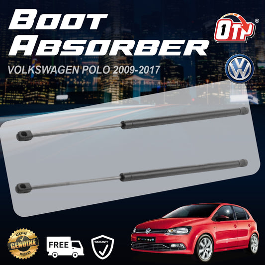 OTP Volkswagen Polo 2009-2017 Boot Absorber Rear Bonnet Damper Gas Spring Set Tailgate Penyerap Belakang Bonet