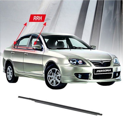 MTIS PROTON GEN2 Gen 2 PERSONA 2005-2015 GLASS DOOR MOULDING SEAL RUBBER OUTER STRIP WINDOW GETAH LUAR CERMIN TINGKAP