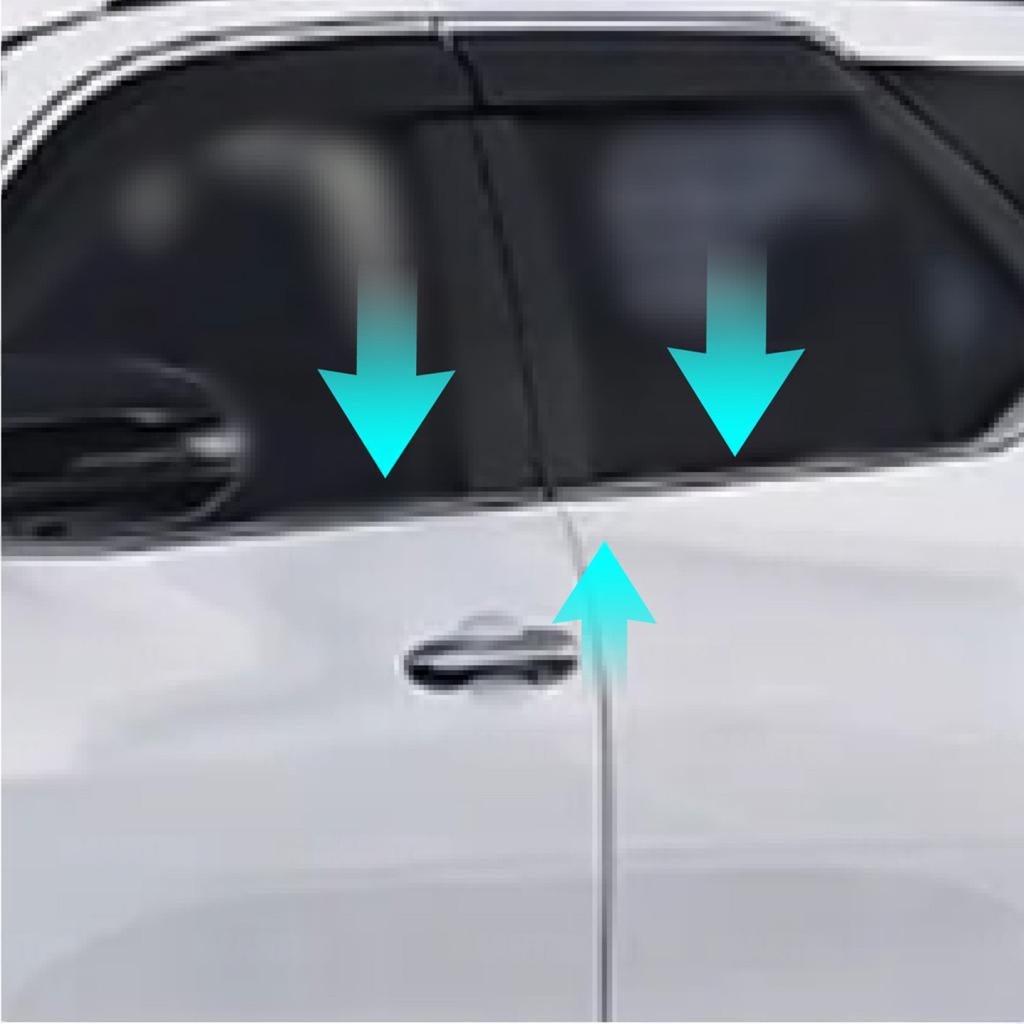 TOYOTA FORTUNER TGN155 TGN156 2016 - 2023 GLASS DOOR MOULDING SEAL RUBBER OUTER STRIP WINDOW GETAH LUAR TINGKAP