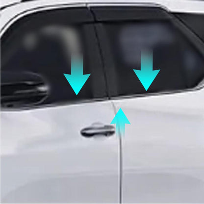 TOYOTA FORTUNER TGN155 TGN156 2016 - 2023 GLASS DOOR MOULDING SEAL RUBBER OUTER STRIP WINDOW GETAH LUAR TINGKAP