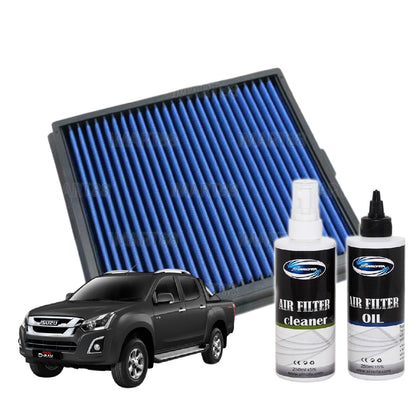 Works Engineering Drop In Air Filter Isuzu DMAX 1.9 2.5 3.0cc 2012-ON Element Enjin Engin Penapis Cleaning