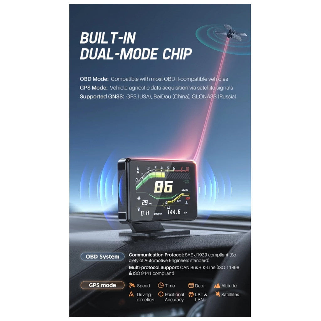 OTP H091 OBD2 METER SPEEDOMETER HONDA CITY TOYOTA VIOS JAECOO J7 OMODA CHERY TRAZ ATIVA WATER TEMP OIL ALZA IRIZ SAGA MC