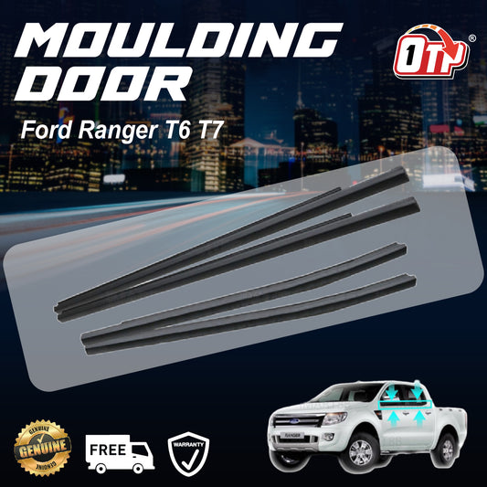 ORIGINAL MOULDING DOOR GLASS Ford Ranger T6 T7 SEAL RUBBER OUTER STRIP WINDOW GETAH LUAR CERMIN TINGKAP