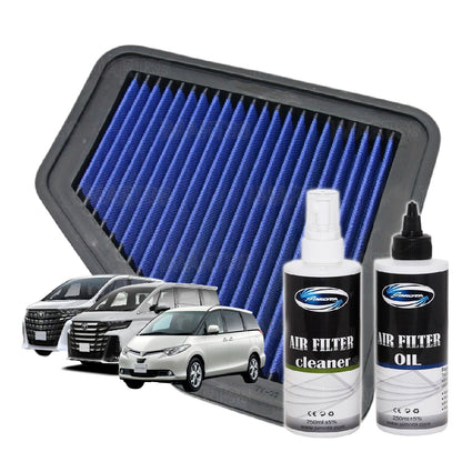 Works Engineering Drop In Air Filter Toyota Alphard Vellfire ANH20 2008+ Estima ACR50 2.0 2.4 3.5cc 2006-2016 Element