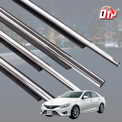 ORIGINAL TOYOTA MARK X 2005 - 2008 GLASS DOOR MOULDING SEAL RUBBER OUTER STRIP WINDOW GETAH LUAR TINGKAP