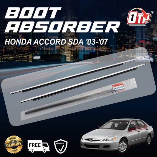 ORIGINAL HONDA ACCORD SDA '03-'07 GLASS DOOR MOULDING SEAL RUBBER OUTER STRIP WINDOW GETAH TINGKAP CHROME