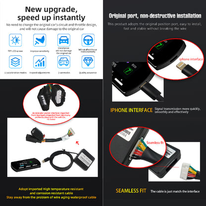 OTP Chery Omoda 5 Car Electronic Throttle Controller Accelerator Booster 14 E Drive 11 Mode Pedal Response