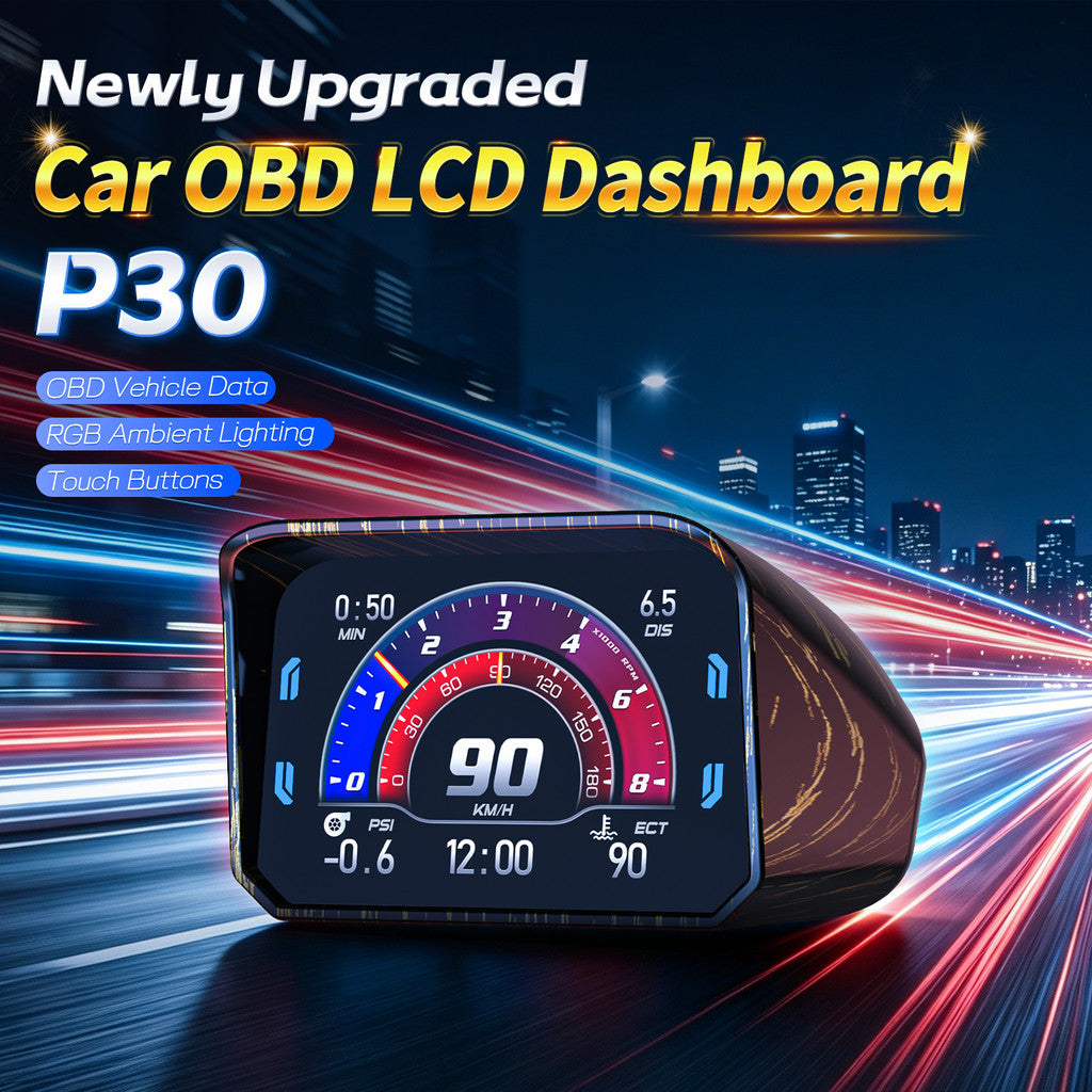 OTP P30 METER OBD2 SPEEDOMETER GPS ALARM WIRA VDO ALZA VIVA MYVI OLD G3 NISSAN LIVINA VIOS CITY MYVI LAGI BEST