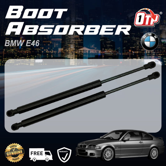 OTP BMW E46 Boot Absorber Bonnet Damper Front Rear Boot Damper Gas Spring Bonnet Depan Bonet Belakang