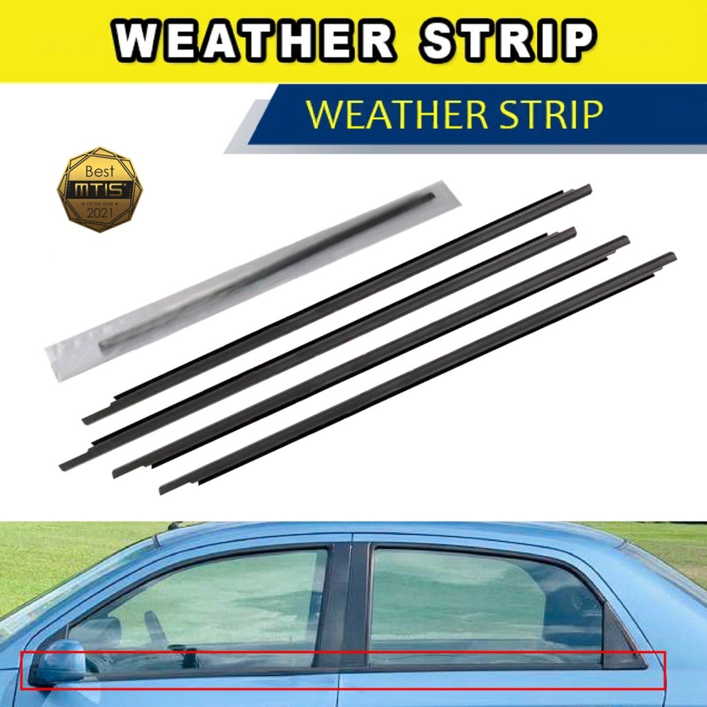 MTIS PROTON SAGA BLM FLX VVT 2016-2022 GLASS DOOR MOULDING SEAL RUBBER OUTER PINTU WINDOW GETAH TINGKAP