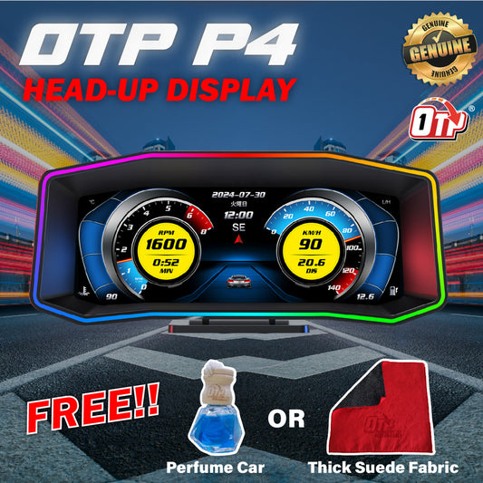 OTP-P4 OBD2 Meter Speedometer Gauge GPS HUD Water Temp Proton Perodua Honda Toyota Mitsubishi Nissan Volkswagen